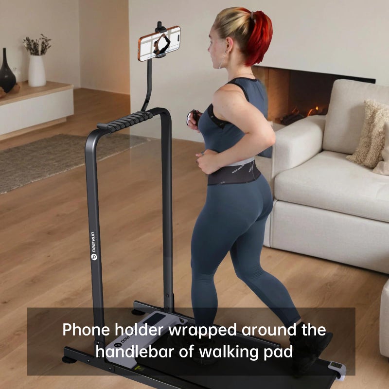 ZMHH Flexible Phone Holder for Treadmill |Stroller |Wheel |Chair Pole |Stick |Rod |Tube |Shelf | Railing |Cart,35.4" / 90 cm Gooseneck Arm Mount,Compatible with 3.5~7.5" iPhone/LG/Galaxy Smartphone - Image 2