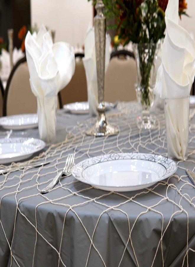 Bluetable Netting Decoration, Fish Net Party Decor Natural Color Cotton Netting 48' x 144' Inches. Fishnet for Nautical, Pirate, Hawaiian, Underwater, Beach, Ocean & Mermaid Theme - Image 5