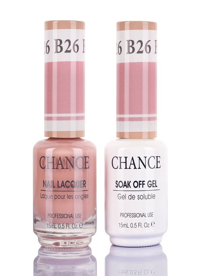 Cre8tion CHANCE Colors Bare Collection Soak Off Gel Polish (15 ml/.5oz) (B26)