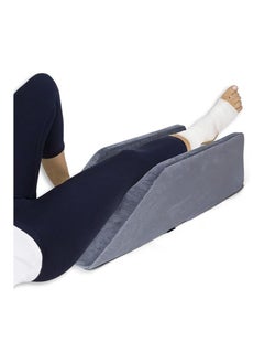 Plush Plush Leg Pillow Foam Elevation Support Stability & Pain Relief during Accident Recovery, Surgery, Injury, or Rest. Raises and Stabilizes Your Knee Ankle Wrist with Comfort  - Image 1