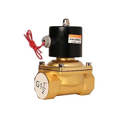 HYCO Diaphragm Operated Electric Solenoid Valve NPT Normally Closed NC Direct Action AC 220V for Water, Air, Gas, Fuels (2W-400-40 1-1/2") - Image 2