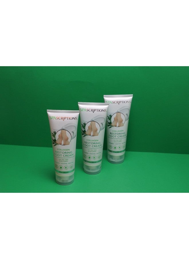 سباسكريبشنز كريم استعادة الكولاجين للقدمين، علاج للقدمين الجافة والمتشققة، مرطب ومصلح بشجرة الشاي والجلسرين وحمض الجليكوليك، أنبوب 8 أونصة - Image 5