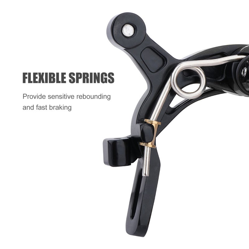 Lp Litepro Rear Bike C Caliper Red Aluminum Alloy - Lightweight Symmetrical Design - Hollow Structure for Road Cycling Bikes - Image 3