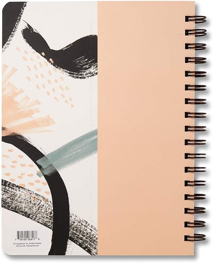 Compendium Spiral Notebook - Go out there and do something remarkable. — A Designer Spiral Notebook with 192 Lined Pages, College Ruled, 7.0”W x 9.25”H - Image 3