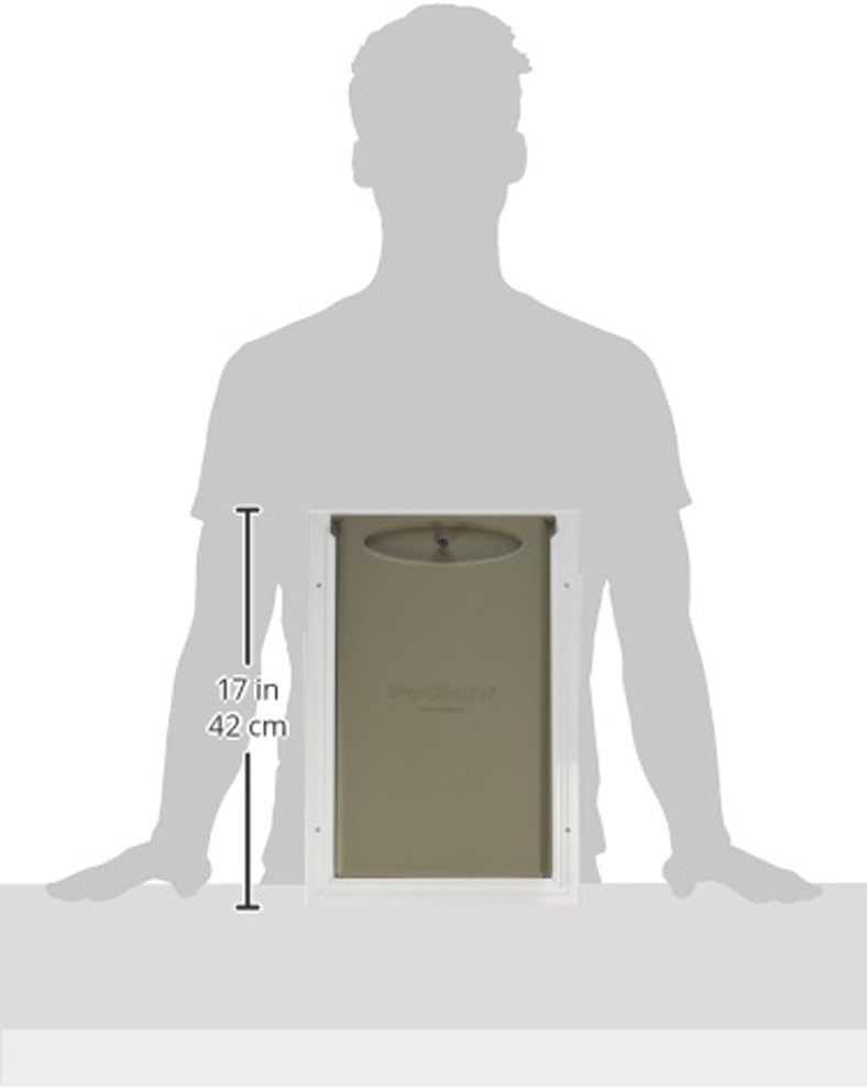 PetSafe Freedom Aluminum Dog and Cat Door - Durable Frame for Medium Pets - Image 3