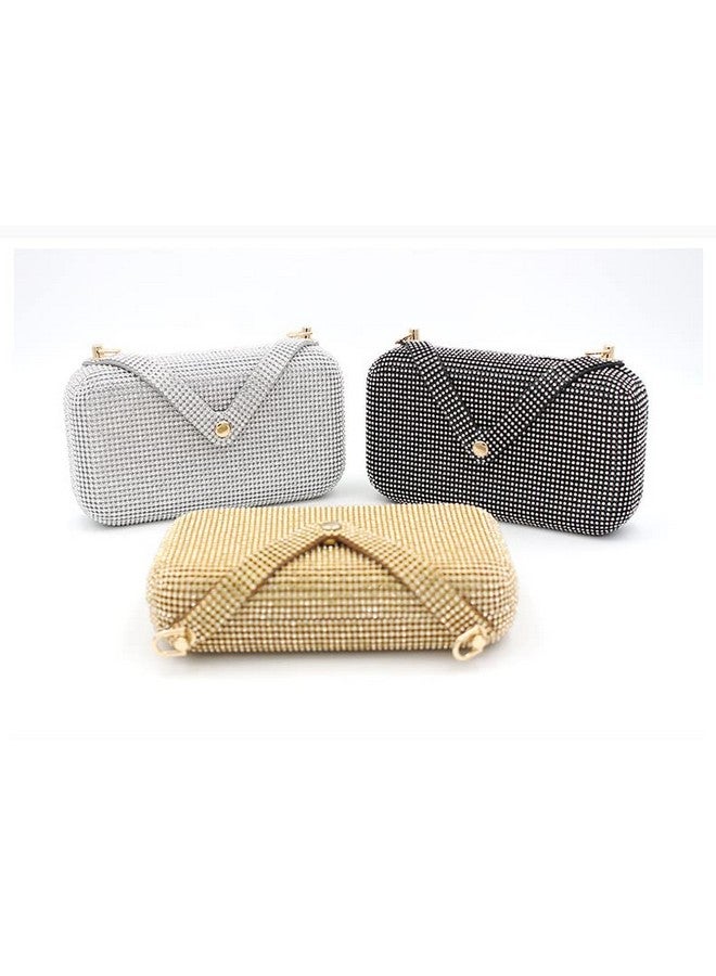 Naimo Women Sparkly Rhinestone Clutch Purse Bling Crystal Evening Bag Handbag for Wedding Party Prom Bride - Image 4