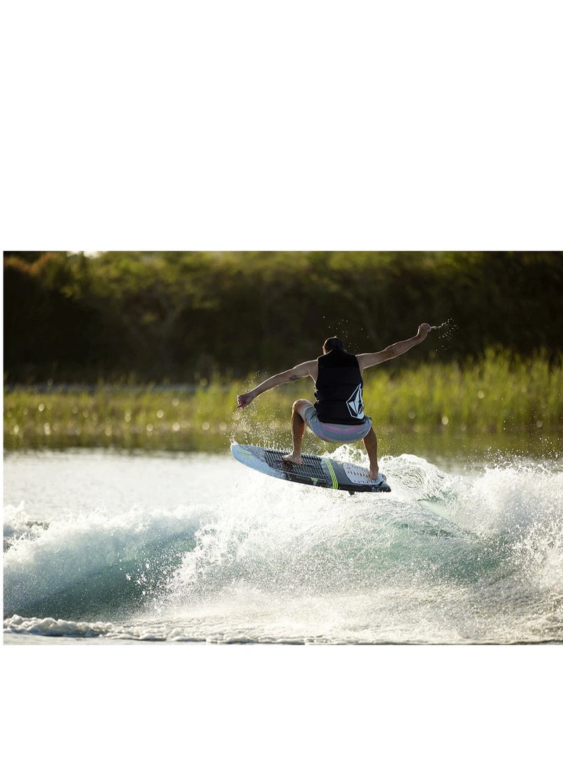 RONIX - RONIX WAKESURF 2023 - Koal Surface - Crossover - Mineral Print / Green - Image 1