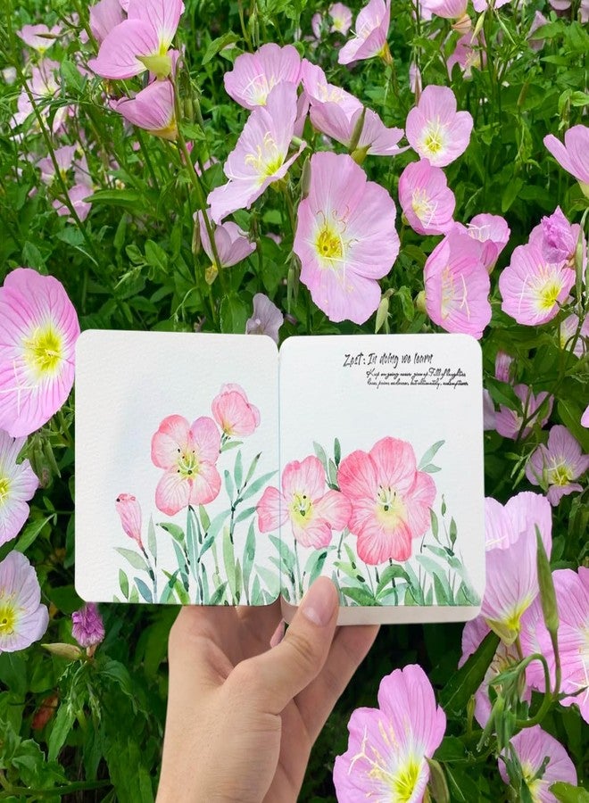 Lightwish 60 Sheets Mini Square Painting Notebook 3.5 * 3.5'' Cold Press 300gsm/140lb, Portable Tearable Travel Size Portable Tearable Square Painting Notebook, Watercolor Art Paper Sketchbook - Image 3