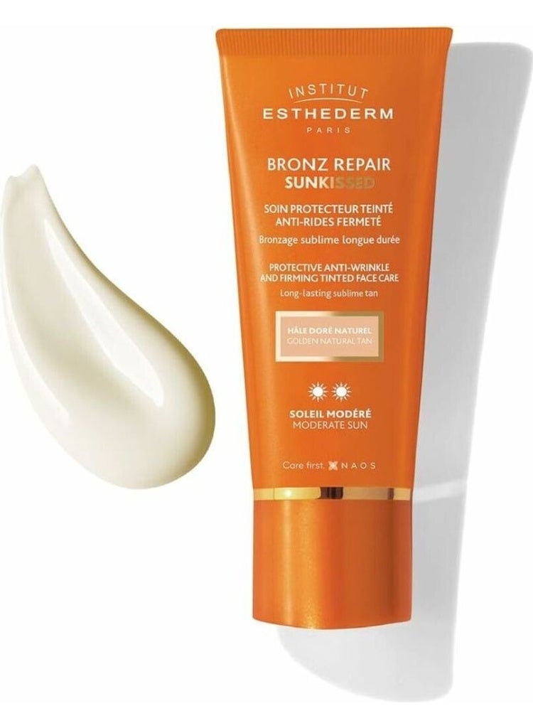 إستيديرم كريم إستيديرم صن برونز ريبير المضاد للتجاعيد والمشد للوجه، متوسط ​​الترطيب، 50 مل - Image 3