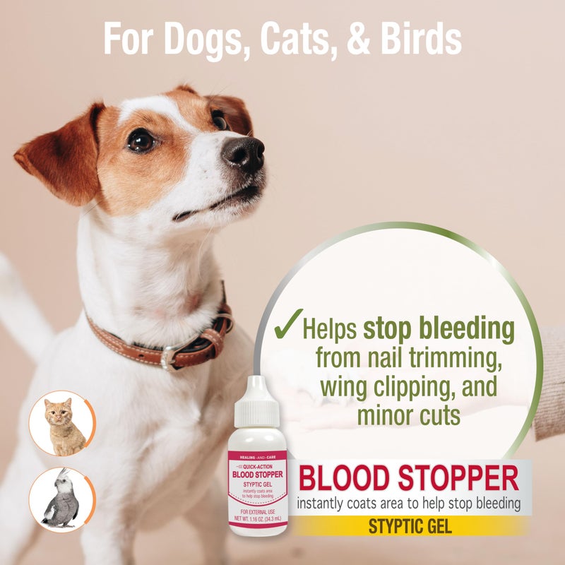 Four Paws Healthy Promise Quick Action Blood Stopper Styptic Gel for Dogs & Cats, 1.16 oz. - Image 2