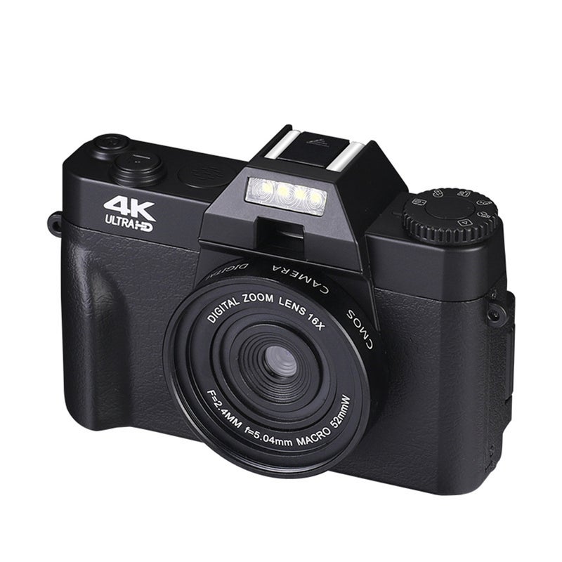 4K Digital Camera 56MP Autofocus Entry Microslice Digital Camera Home Travel Camera with WIFI Camera 16X Digital Zoom Compact Camera 3.0 inch Screen With 32GB SD Card + 2 Batteries + Lanyard - Image 3