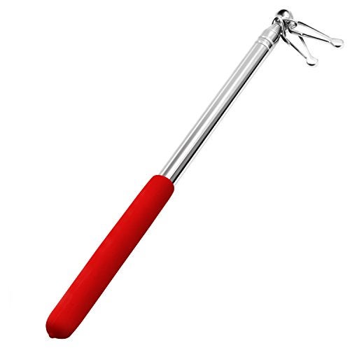 Anley 4 Feet Telescopic Handheld Flagpoles ANLEY Portable Staff with Clips Lightweight Extendable Stainless Steel with AntiSlip Grip Collapsable Flag Pole for Tour Guides Pointer for Teachers - Image 1