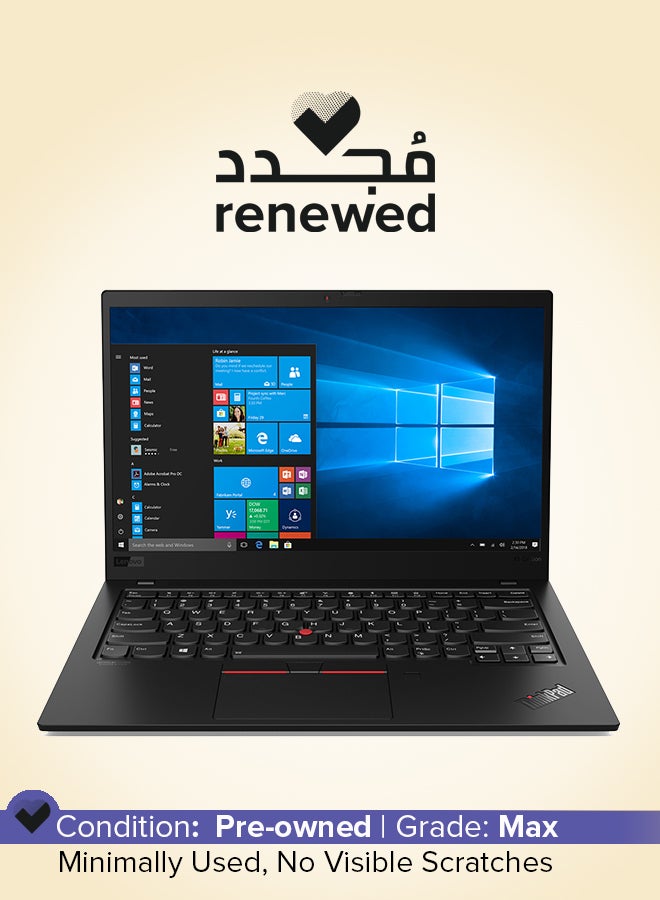 Lenovo Renewed - ThinkPad X1 Carbon Gen 7 Laptop With 14-Inch Touch Full HD Display,Intel Core i7-8365U/Quad Core/8th Gen/8GB RAM/256GB SSD/‎Intel HD 630 Graphics/Windows 10 Pro English Deep Black English Deep Black - Image 1