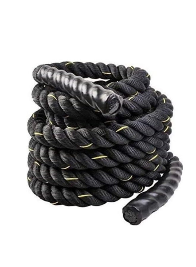 أتش برو حبل معركة إتش برو بطول 12 مترًا | حبل متين لتدريبات اللياقة والقوة - Image 1