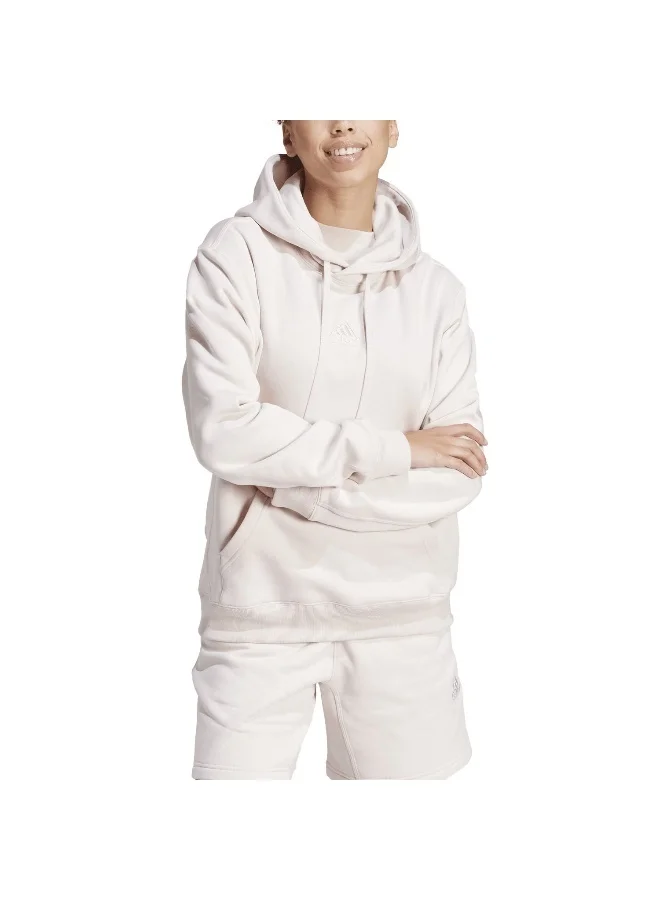 adidas أديداس سويت شيرت تدريب وردي بغطاء رأس M Lng Fl XS
