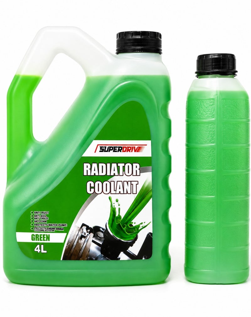 Superdrive Engine Coolant Offer for Car Radiator Anti-Freeze & Boil 4L+1L - Green - Image 4