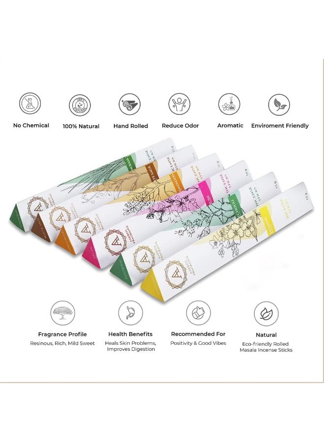 Aakriti Gallery مجموعة أعواد البخور العضوية المتنوعة 15 جرام (مجموعة 2) - Image 4