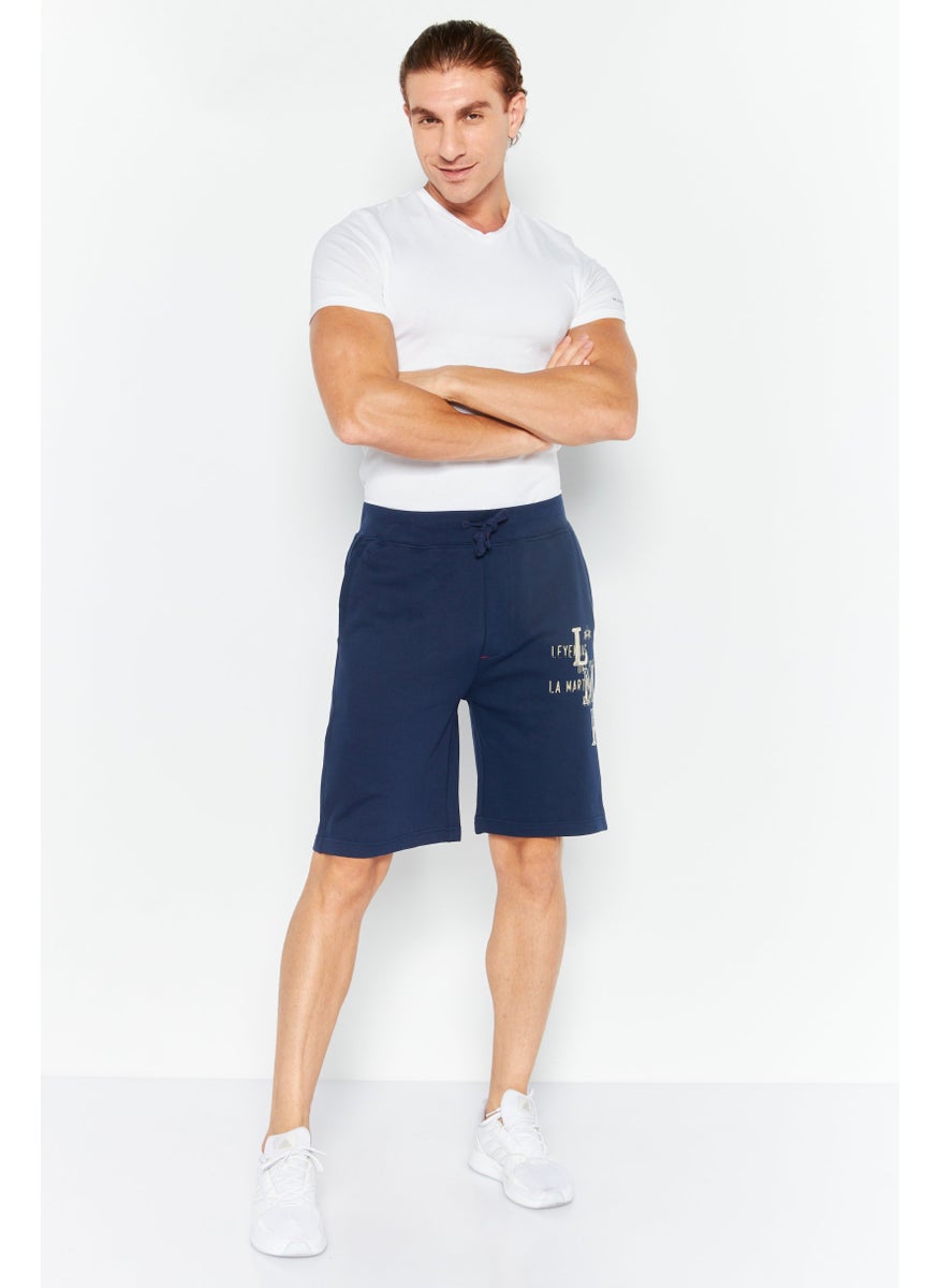 Men Brand Logo Drawstring Shorts, Navy - pzsku/ZCC3BA2884B2F2DC8D2B2Z/45/_/1736777187/18076328-d690-490a-9e46-8d1e139e60ac