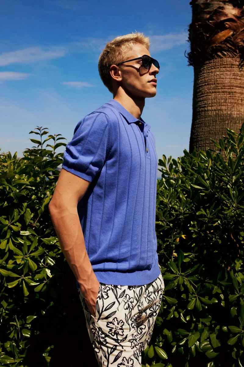 Regular Fit Printed Swim Shorts