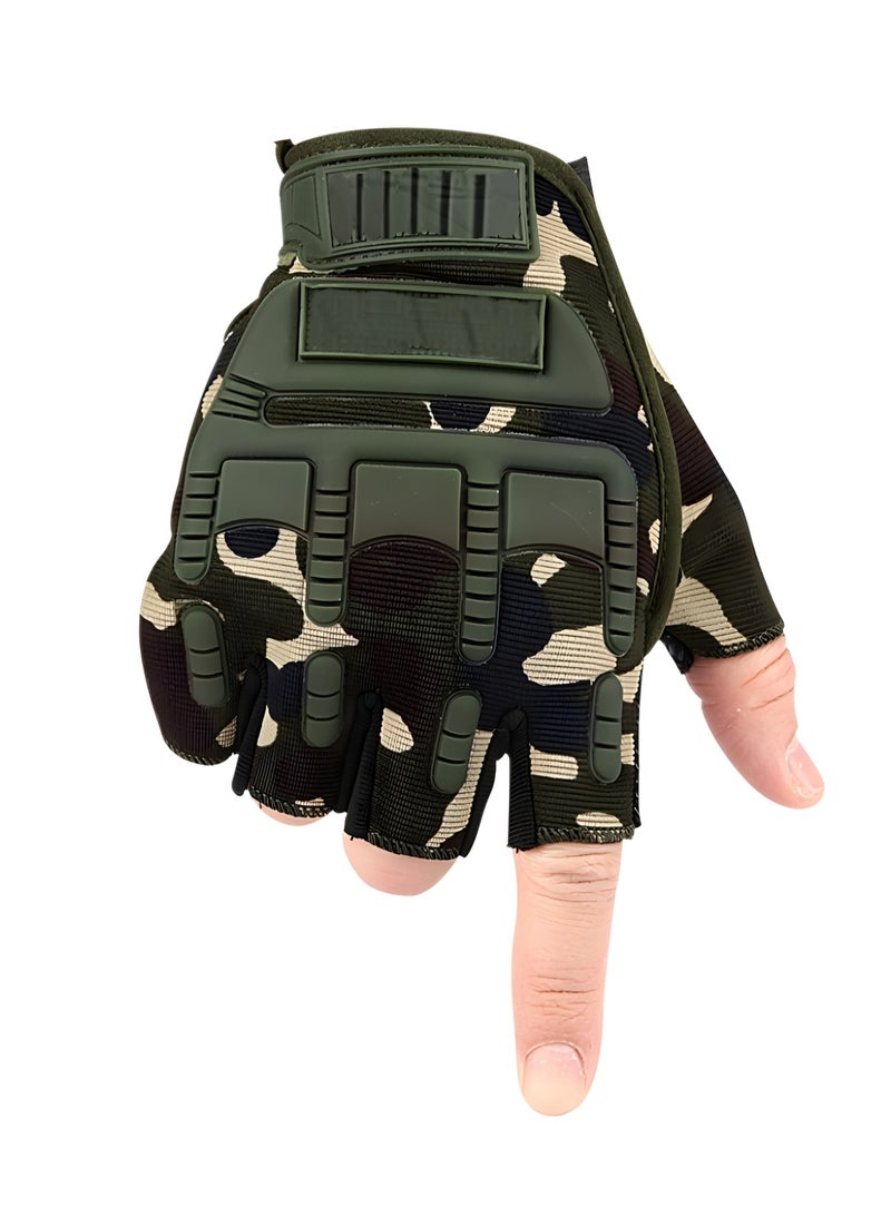 Half finger gloves for gym and motorcycle riding - Image 3