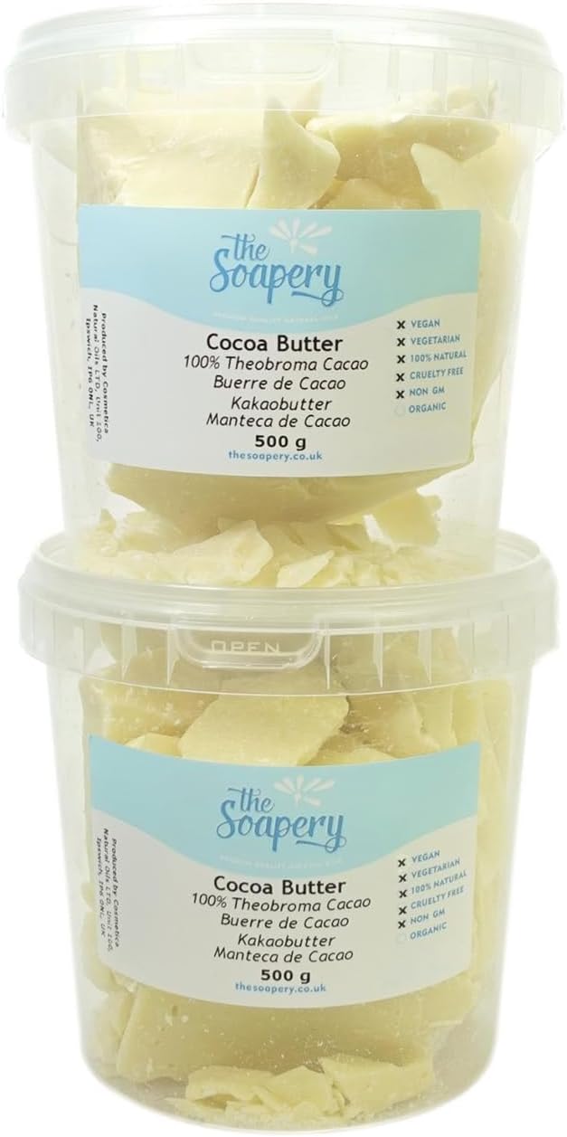 Cocoa Butter 1kg 2X500g 100 Natural and Pure