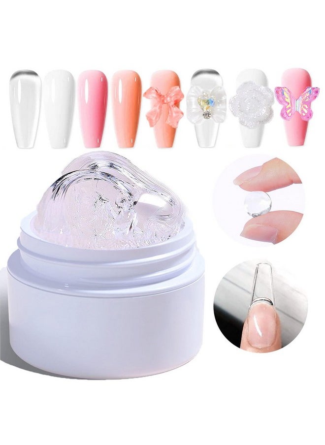 YEPYEPGO Solid Sculpture Builder Gel For Nails Nail Sculpting Gel Nonsticky Hand Solid Builder Gel Upgrade Hard Nail Extension Gel 3D Sculpting Gel For Nail Art Design Clear 15G  - Image 1