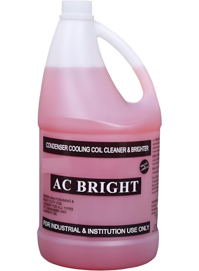 Biella Biella AC Brite 1 Gallon Condenser Coil Cleaner Red | Cleans, Brightens, and Enhances Efficiency of Coils | Promotes Energy Savings & Saves Cleaning Time  - Image 1