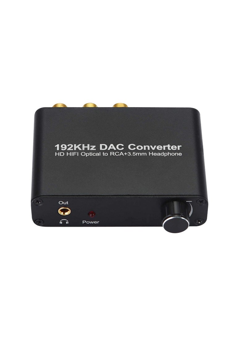 Generic - Digital Audio Decoder DAC CH Support DTS Dolby Digital to Analog Converter Optical Coaxial to RCA Jack Audio - Image 1