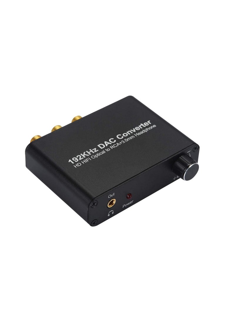Generic - Digital Audio Decoder DAC CH Support DTS Dolby Digital to Analog Converter Optical Coaxial to RCA Jack Audio - Image 1