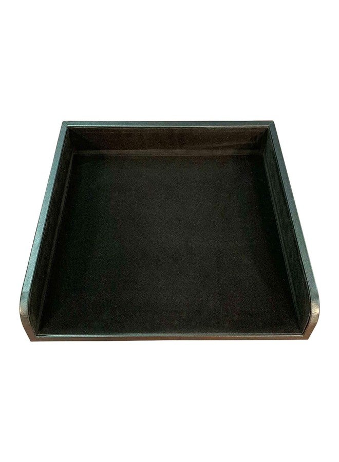 Dacasso Black Leather Side Load Letter Tray - Image 2