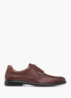 DUCHINI Mens Textured Lace-Up Derby Shoes  - Image 3