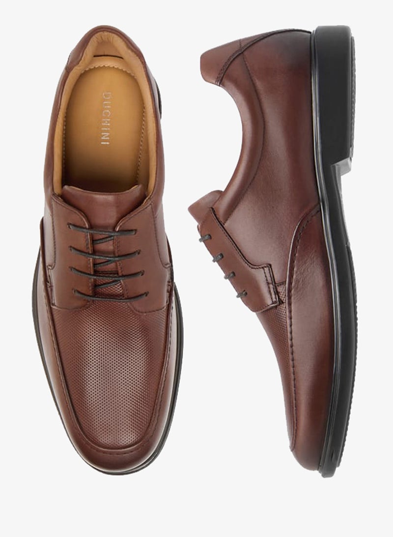 دوتشيني حذاء ديربي رجالي برباط بنقوش - Image 2