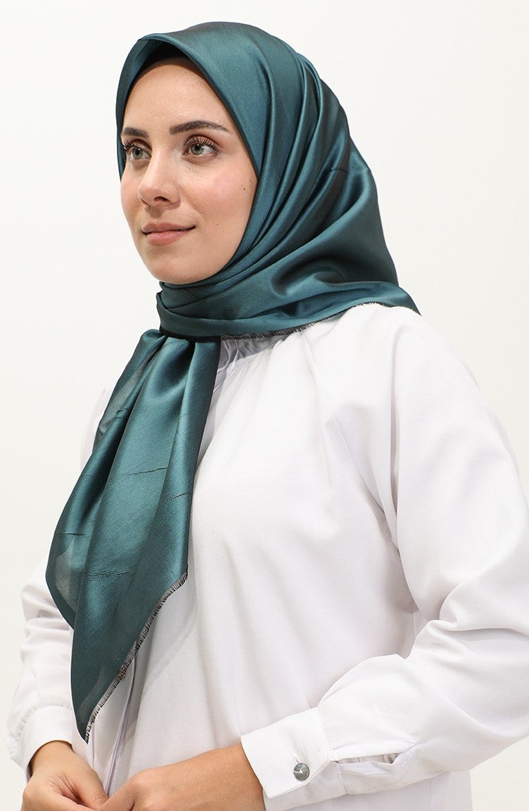 Sefa Merve Plain Scarf 1266-39 Oil  - Image 2