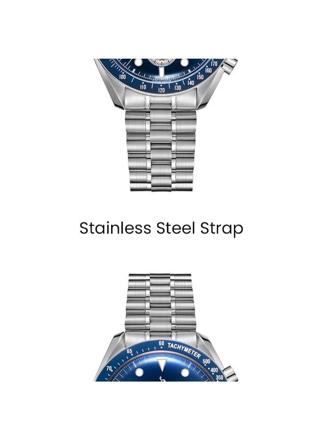 تورنيدو ساعة كرونوغراف رجالية من الفولاذ المقاوم للصدأ ٤٢ مم - Image 5