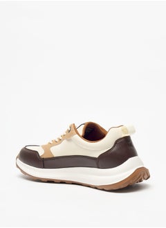 DUCHINI Men's Solid Sneakers with Lace-Up Closure  - Image 2