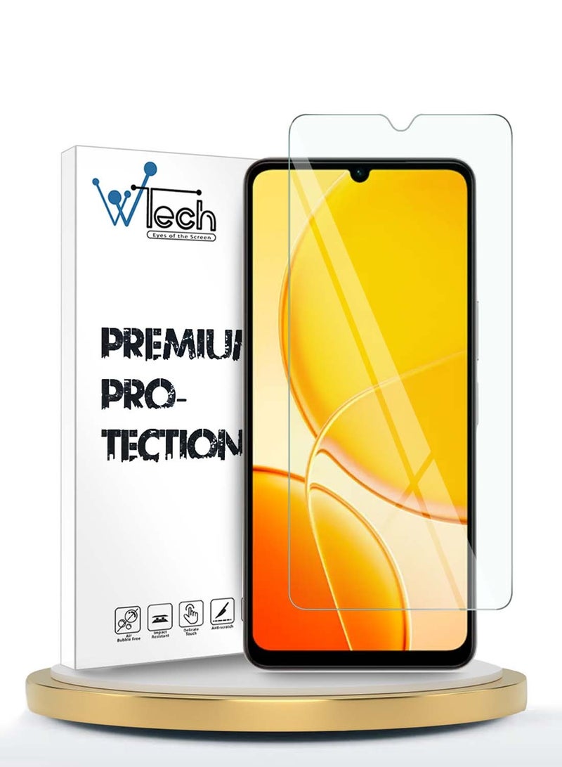Wtech vivo Y04 4G / vivo Y29s 5G 2025 WTech Premium Series Curved Edges 9H 2.5D Tempered Glass Screen Protector (MSG9CN) - Clear - Image 1