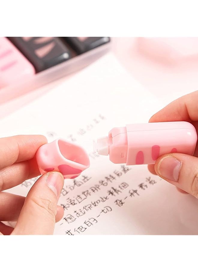 erorex - Correction Tape 6 Pack Milk Cat Claw Cartoon Correction Tape Girl Net Red Correction Tape Mini Correction Tape For Kids Students Writing Office School Supplies - Image 1