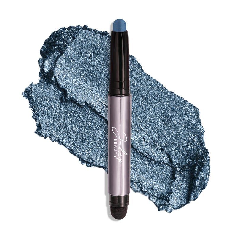 Julep Eyeshadow 101 Cream-to-Powder Waterproof Shadow Stick â€“ Sapphire Shimmer â€“ Long-Lasting, Crease-Proof, Jewel Toned Blue Shimmer Cream Eyeshadow with Built-in Smudger - Image 1