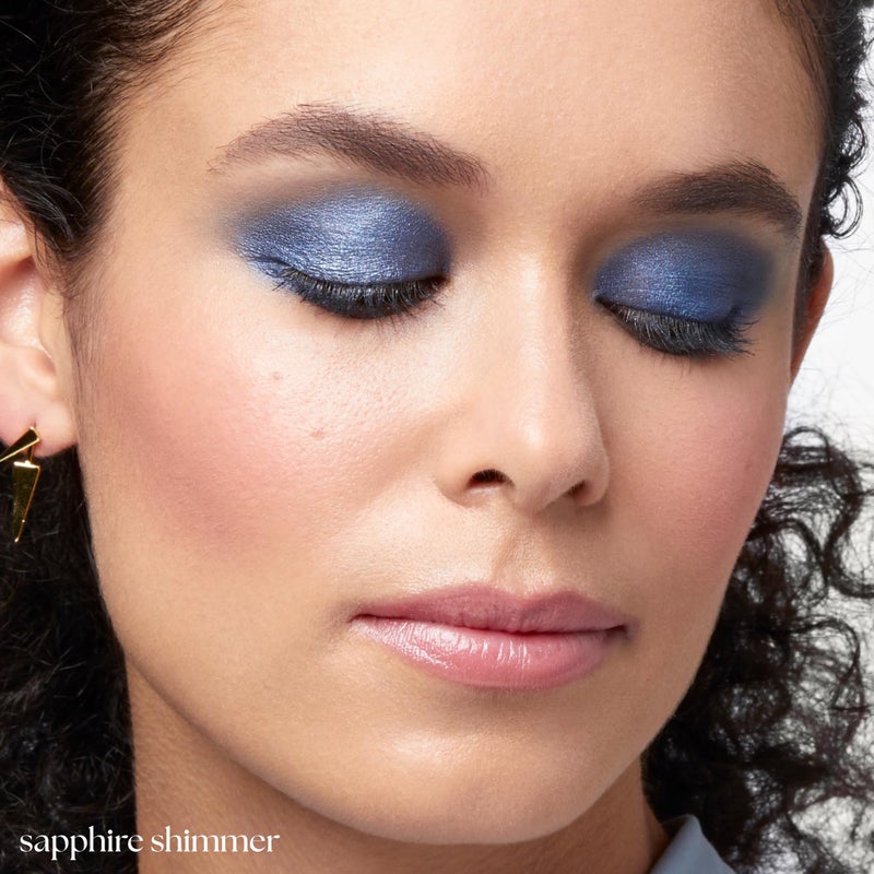 Julep Eyeshadow 101 Cream-to-Powder Waterproof Shadow Stick â€“ Sapphire Shimmer â€“ Long-Lasting, Crease-Proof, Jewel Toned Blue Shimmer Cream Eyeshadow with Built-in Smudger - Image 3