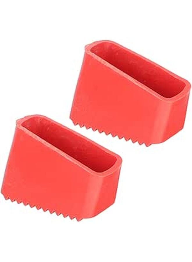Non Slip Rubber Ladder Foot Protectors Pads for Bunk Bed Stairs Safety Covers - Image 1