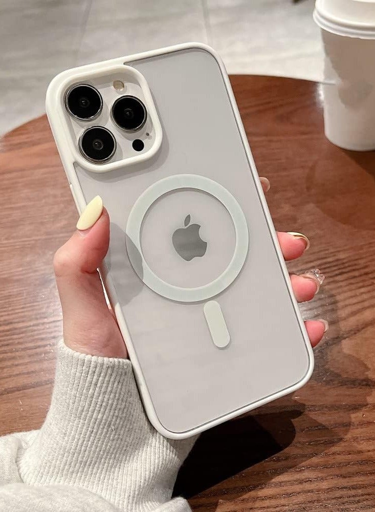 إلترازون iPhone 13 Pro Max with MagSafe and Anti-Yellowing Coating Slim Fit Lightweight Cover Supports Mag Safe Accessories - Image 1