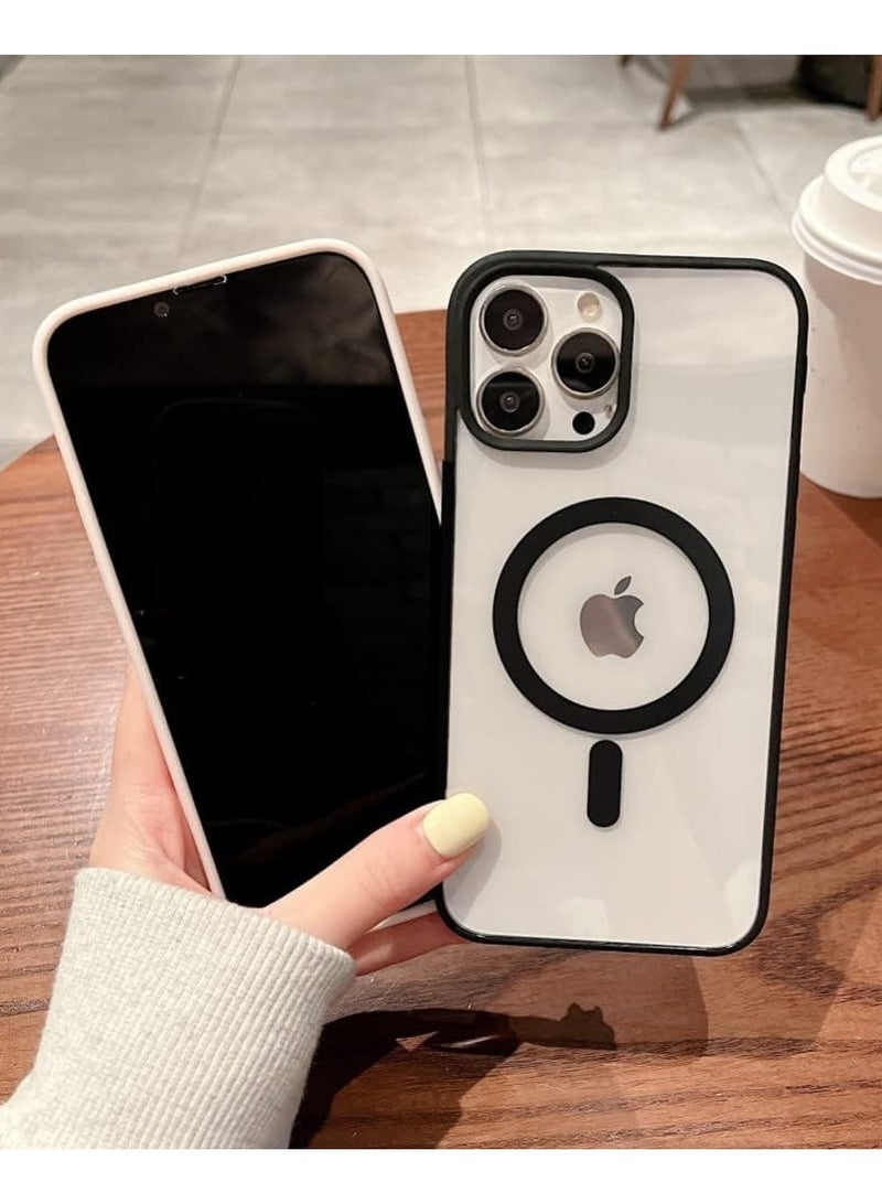 إلترازون iPhone 13 Pro Max with MagSafe and Anti-Yellowing Coating Slim Fit Lightweight Cover Supports Mag Safe Accessories - Image 3