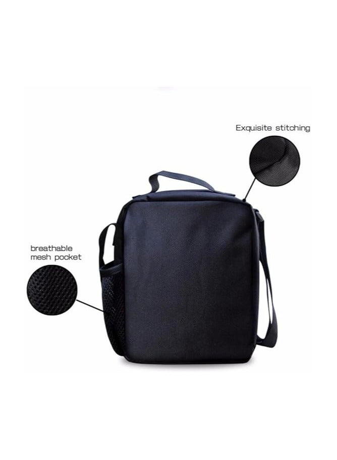 General 3 PCS Anime One Piece Luffy Cosplay Backpack Set Fashion Large Capacity Shoulder Bag with Lunch Bag Pencil Case School Bag Bookbag  - Image 4
