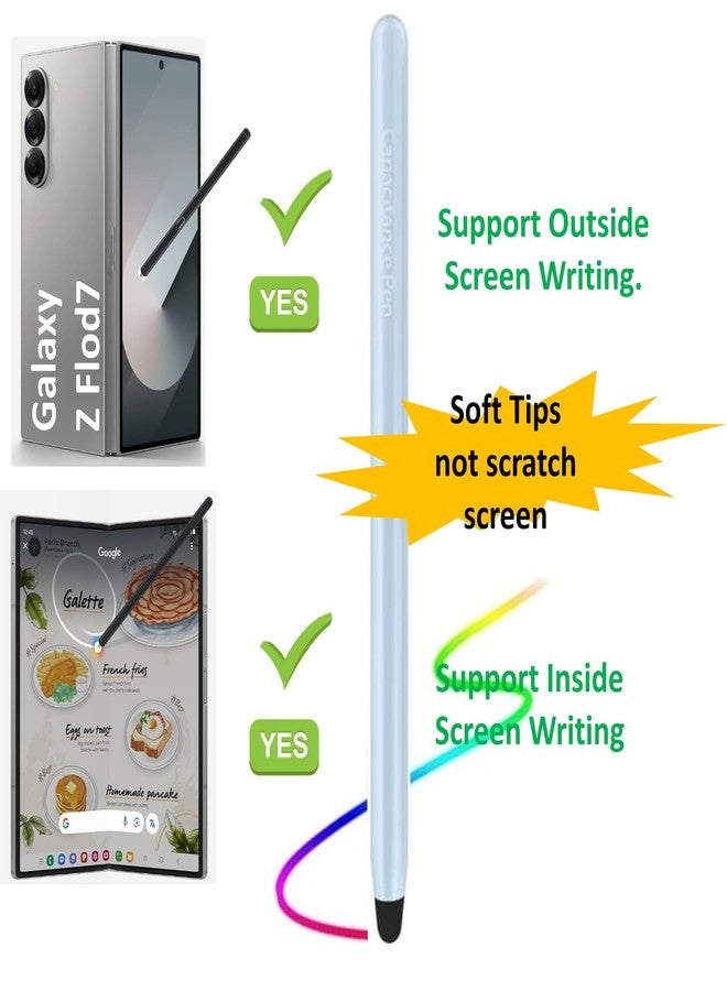 SLQ Stylus Pen For Samsung Galaxy Z Fold 7 Pen, Supporting Both Screen, S Compatible With / 6 5 Touch Screen (Green) - Image 2
