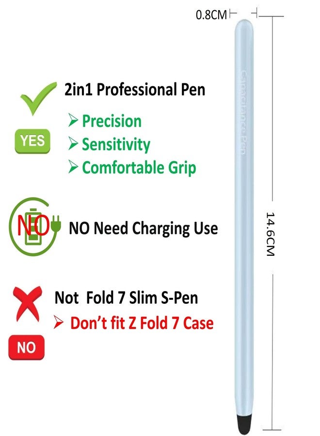 SLQ Stylus Pen For Samsung Galaxy Z Fold 7 Pen, Supporting Both Screen, S Compatible With / 6 5 Touch Screen (Green) - Image 3