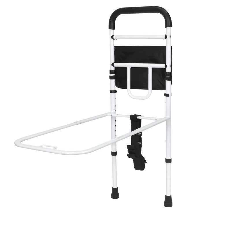 Vaunn مقبض دعم سرير قابل للتعديل من فاون الطبية (اجتاز معيار السلامة ASTM F3186–17) ودرابزين حماية اليد، سلامة واستقرار بجانب السرير (تجميع بدون أدوات) - Image 4