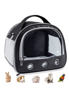 Small Animal Carrier Bag Guinea Pig Carrier Large Size,Portable Bag with Strap for Hedgehog Squirrel Chinchilla (Upgraded Version)