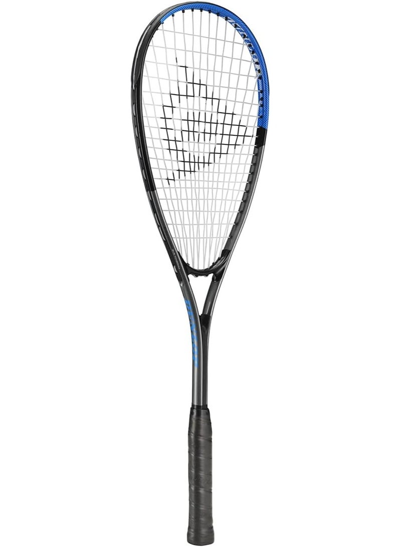 DUNLOP Sonic Lite Ti Squash Racket – Lightweight, Titanium Technology, Blue/White, Adult - Image 1