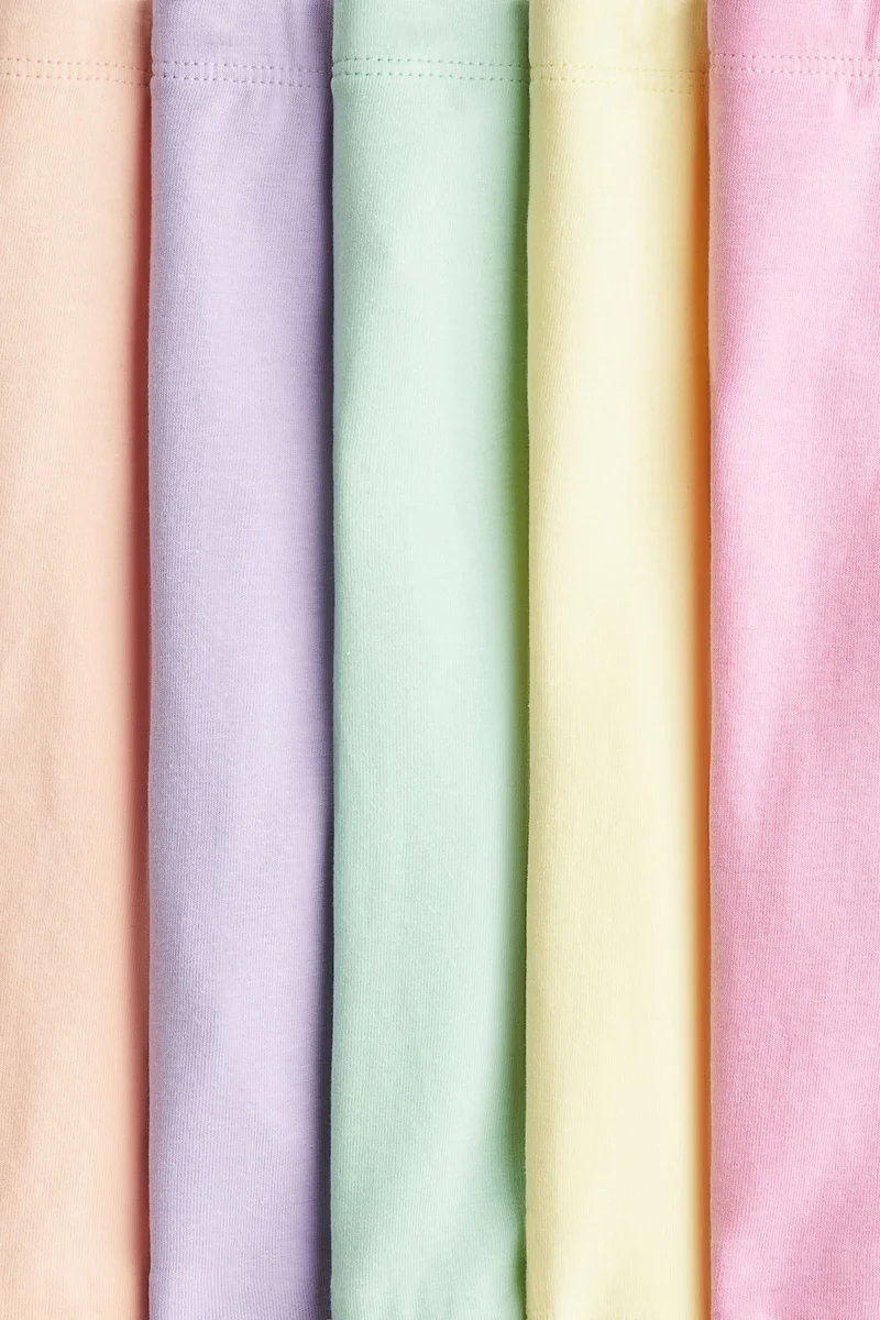 H&M 5-pack cotton cycling shorts