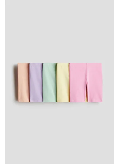 H&M 5-pack cotton cycling shorts